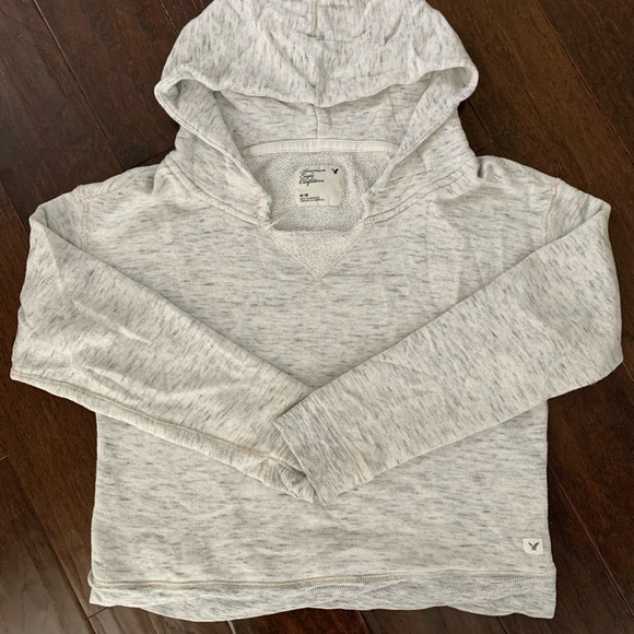 American Eagle Cropped Styled Sweatshirt - Picture 4 of 7